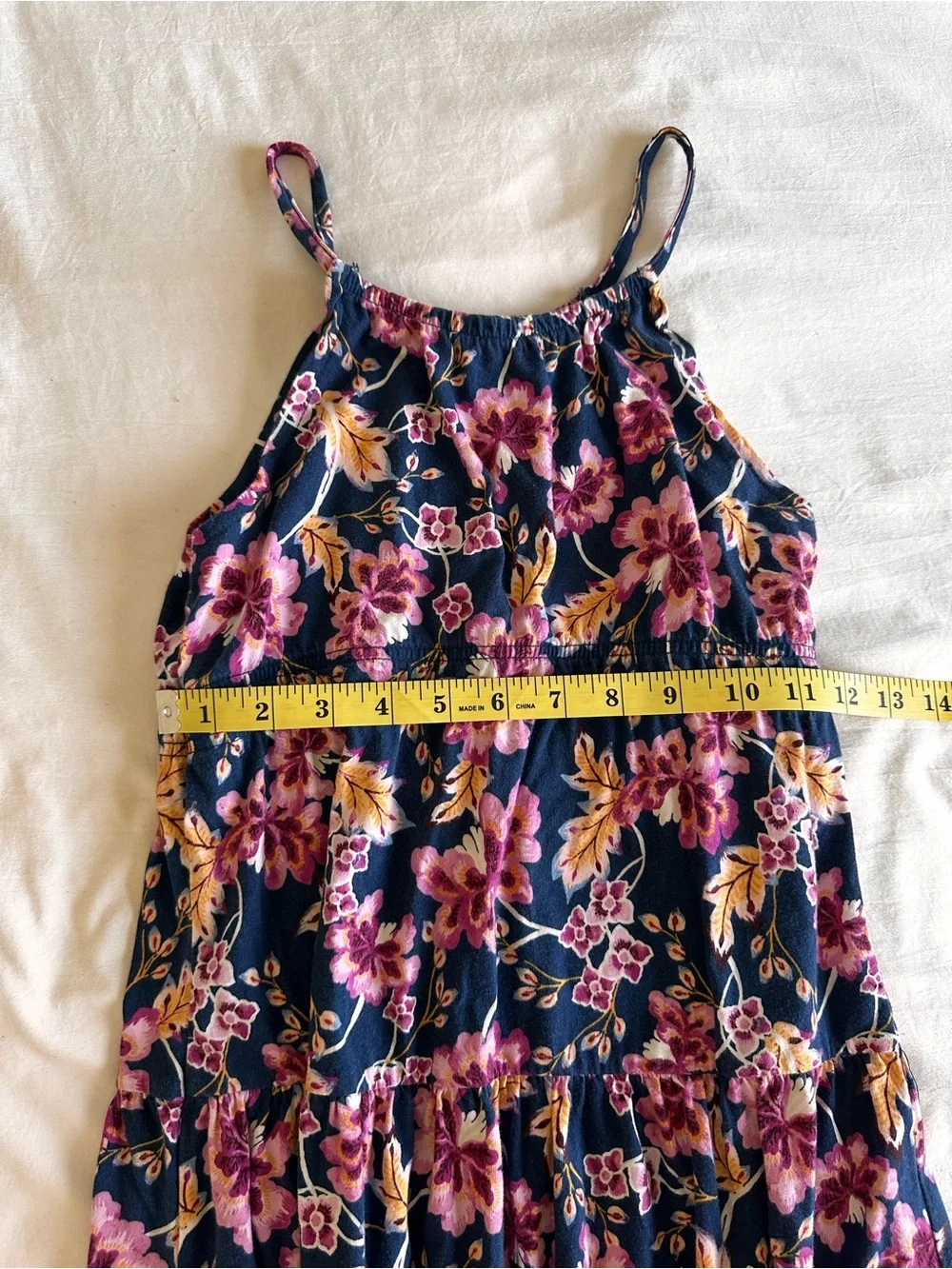 Old Navy Girls Floral Maxi Summer Halter Dress